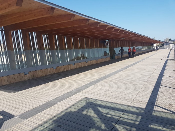 Passerelle de la gare de Laval : le choix du chêne Ducerf pour un projet « exceptionnel » !